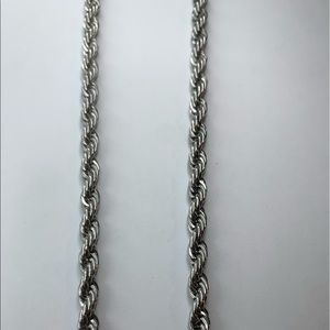 Stainless Steel Rope Chain Necklace